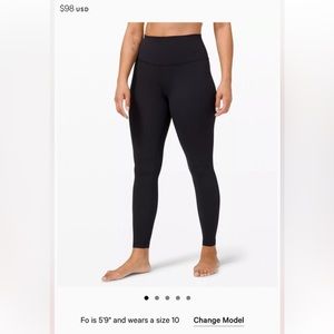 Lululemon Wunder under size 6